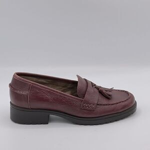 Aerosoles Loafers Size 6M Shoes Burgundy Tote Bag Heeled